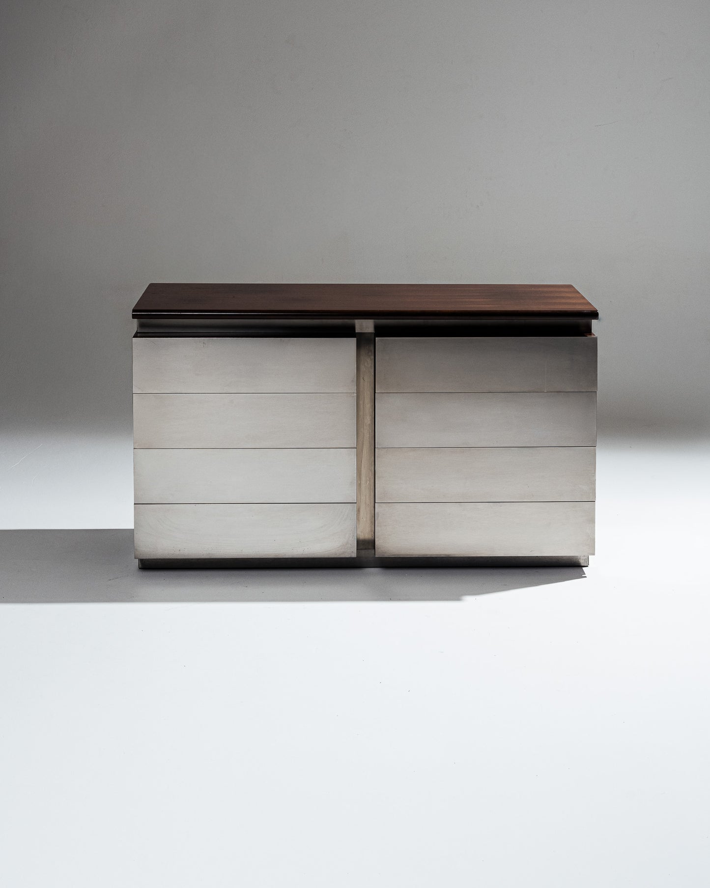 BRUSHED STEEL ENFILADE, ACERBIS, 1970s