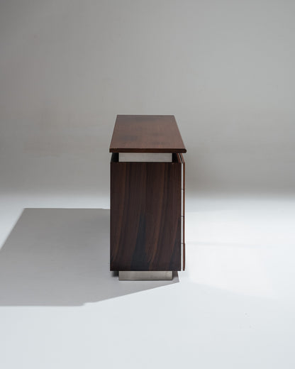 BRUSHED STEEL ENFILADE, ACERBIS, 1970s