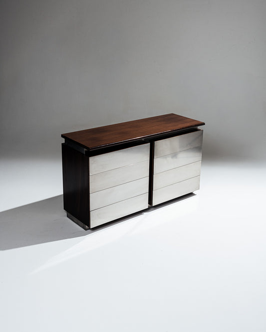 BRUSHED STEEL ENFILADE, ACERBIS, 1970s