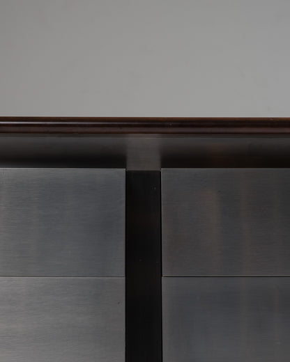 BRUSHED STEEL ENFILADE, ACERBIS, 1970s