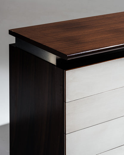 BRUSHED STEEL ENFILADE, ACERBIS, 1970s
