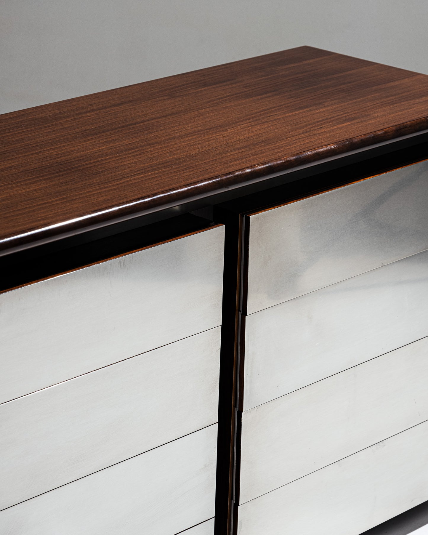 BRUSHED STEEL ENFILADE, ACERBIS, 1970s