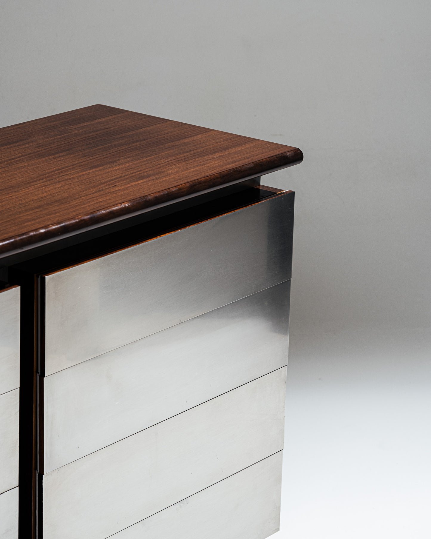 BRUSHED STEEL ENFILADE, ACERBIS, 1970s
