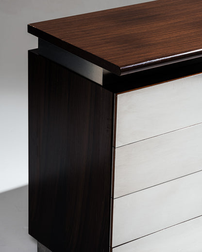 BRUSHED STEEL ENFILADE, ACERBIS, 1970s