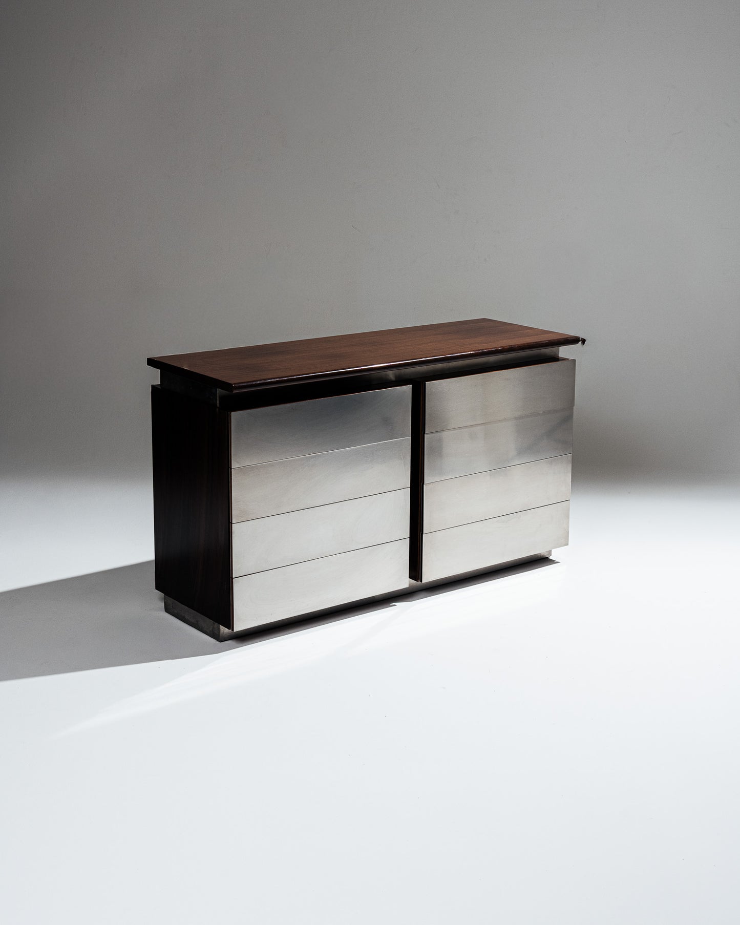 BRUSHED STEEL ENFILADE, ACERBIS, 1970s