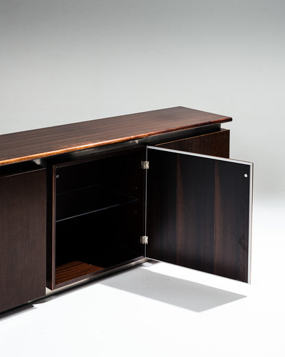 BRUSHED STEEL ENFILADE, ACERBIS, 1970s