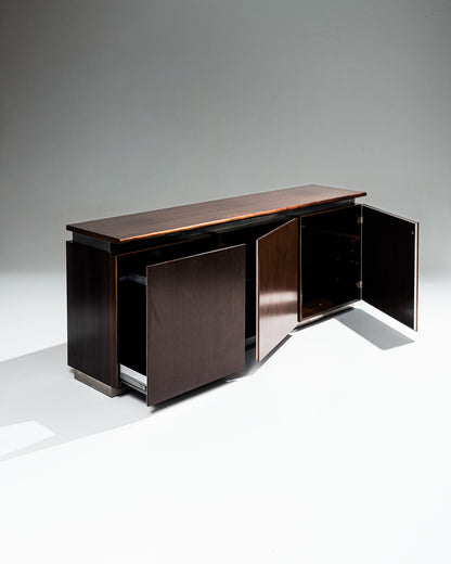 BRUSHED STEEL ENFILADE, ACERBIS, 1970s