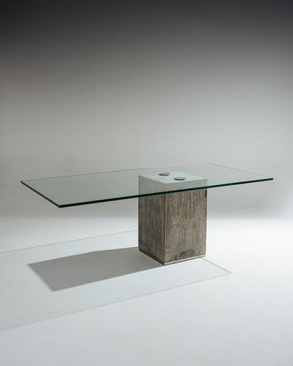 SAPO DINING TABLE, SERGIO & GIORGIO SAPORITI, 1970s