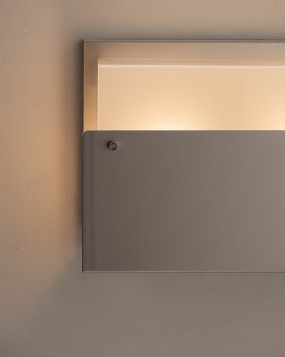 PLEXIGLASS AND METAL SCONCE, 1970s