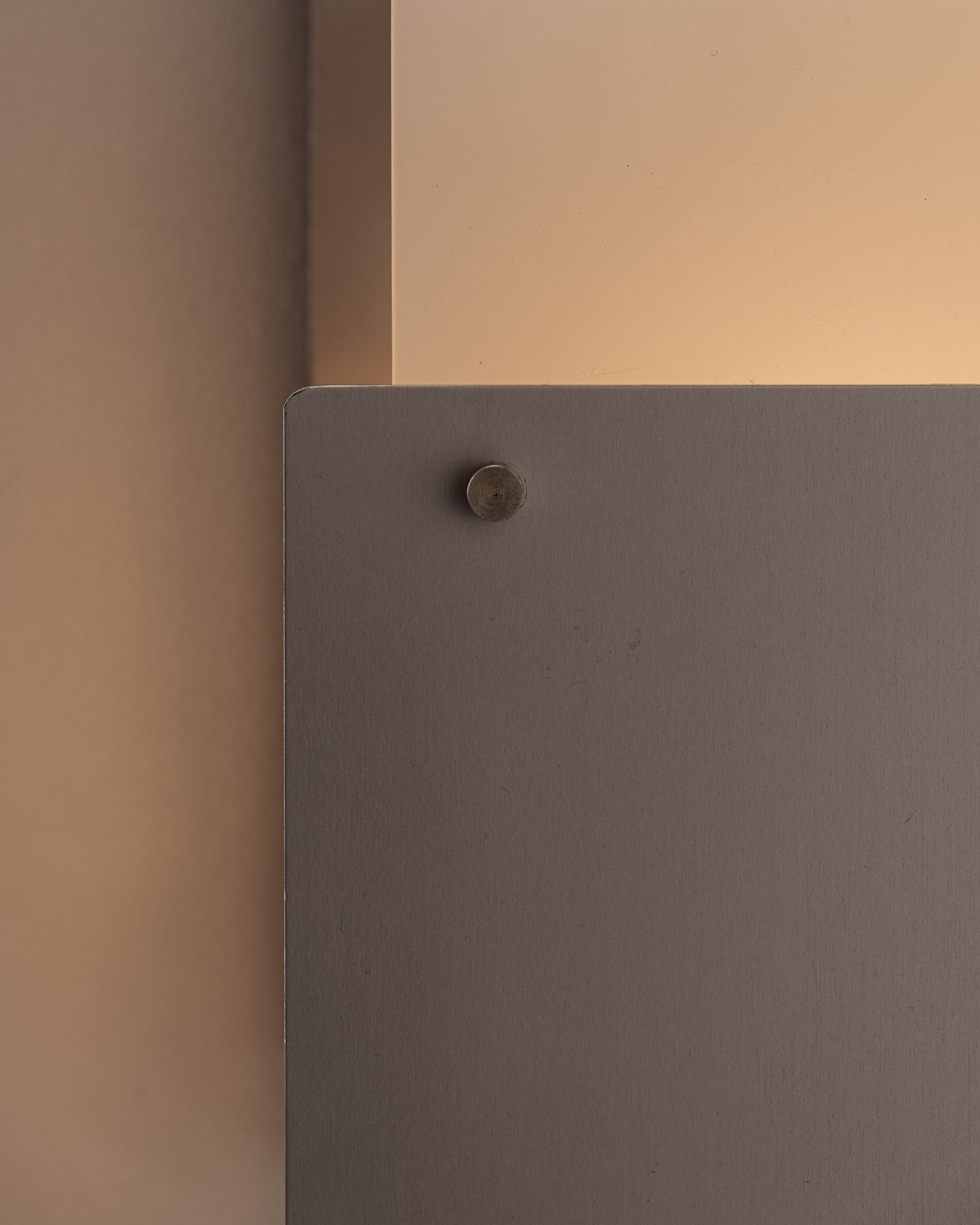 PLEXIGLASS AND METAL SCONCE, 1970s