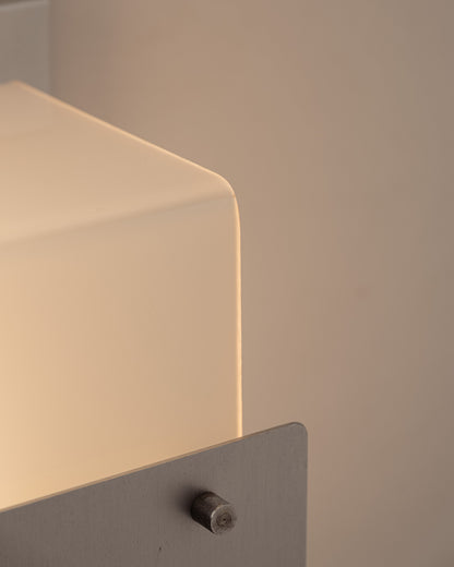 PLEXIGLASS AND METAL SCONCE, 1970s