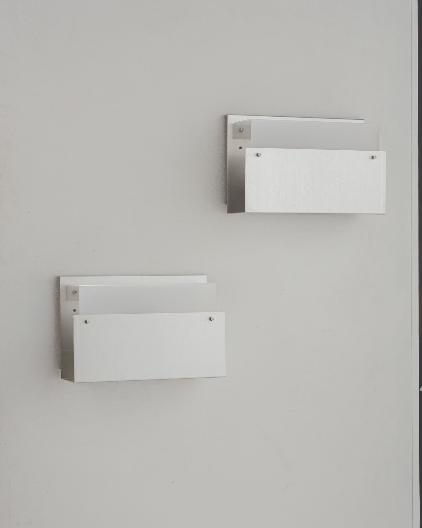 PLEXIGLASS AND METAL SCONCE, 1970s