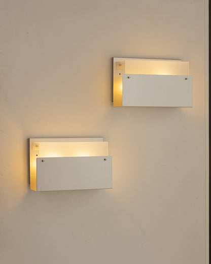 PLEXIGLASS AND METAL SCONCE, 1970s