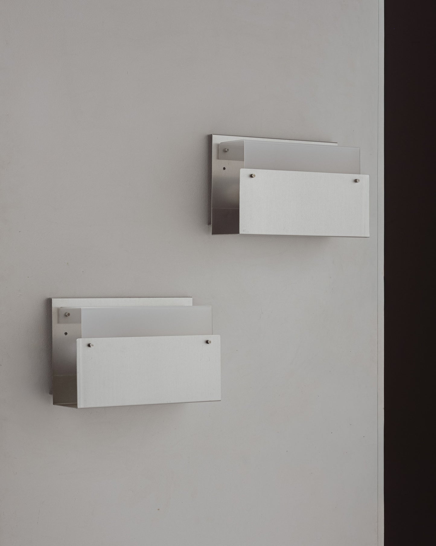 PLEXIGLASS AND METAL SCONCE, 1970s