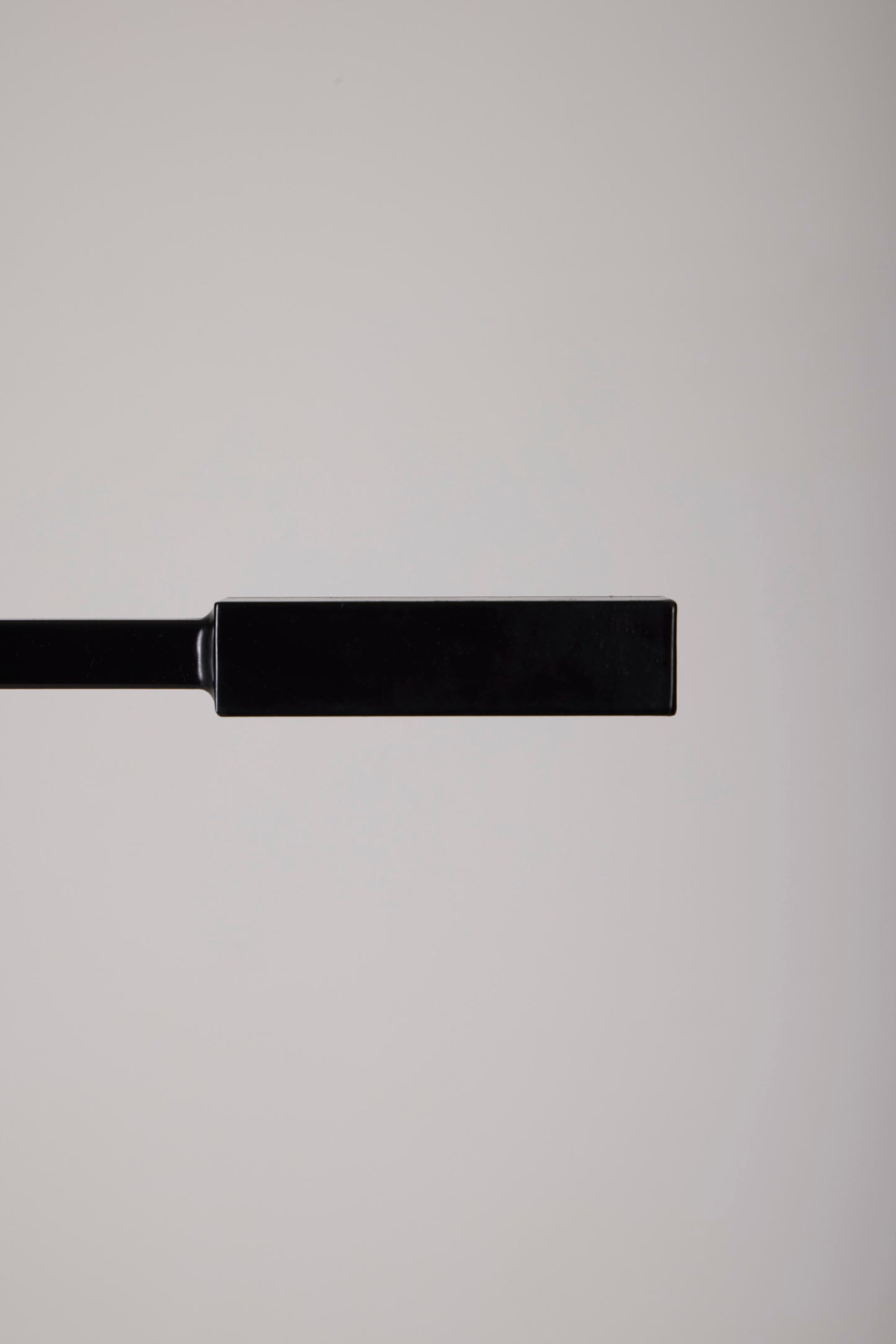 MICHEL SÉNÉ BLACK METAL FLOOR LAMP, 1970s