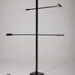 MICHEL SÉNÉ BLACK METAL FLOOR LAMP, 1970s