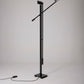 MICHEL SÉNÉ BLACK METAL FLOOR LAMP, 1970s