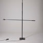 MICHEL SÉNÉ BLACK METAL FLOOR LAMP, 1970s