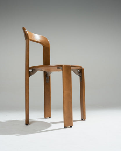 SOLID BEECH CHAIR, BRUNO REY, DIETIKER, 1980s