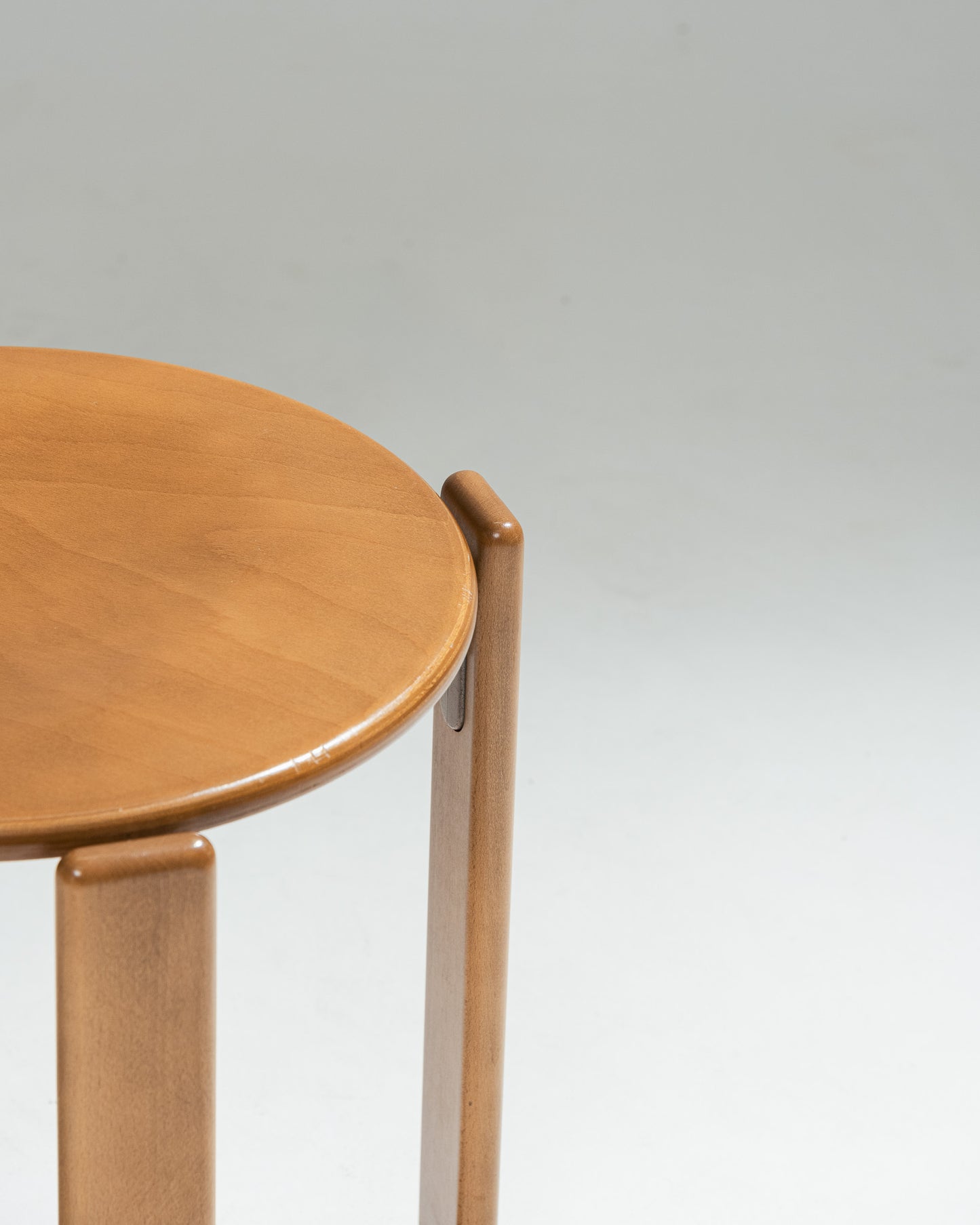 SET OF 4 SOLID BEECH CHAIRS, BRUNO REY, DIETIKER, 1980s