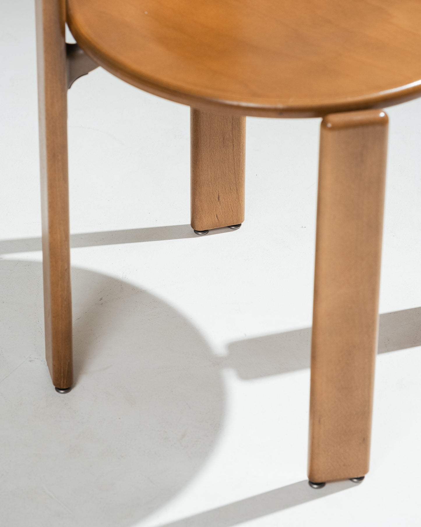 PAIR OF SOLID BEECH CHAIRS, BRUNO REY, DIETIKER, 1980s