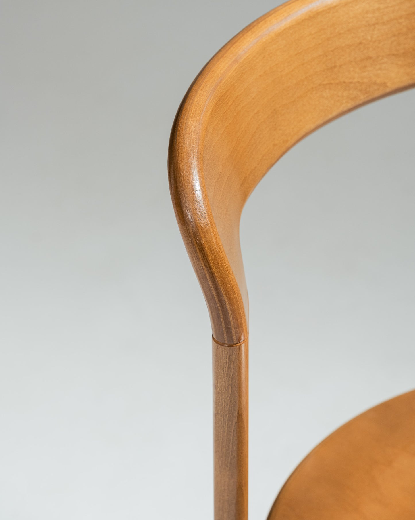 PAIR OF SOLID BEECH CHAIRS, BRUNO REY, DIETIKER, 1980s