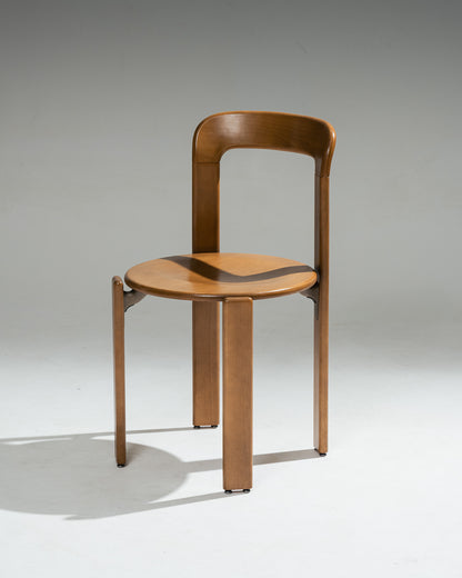 SOLID BEECH CHAIR, BRUNO REY, DIETIKER, 1980s