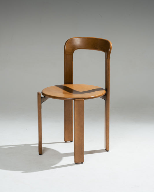 SOLID BEECH CHAIR, BRUNO REY, DIETIKER, 1980s