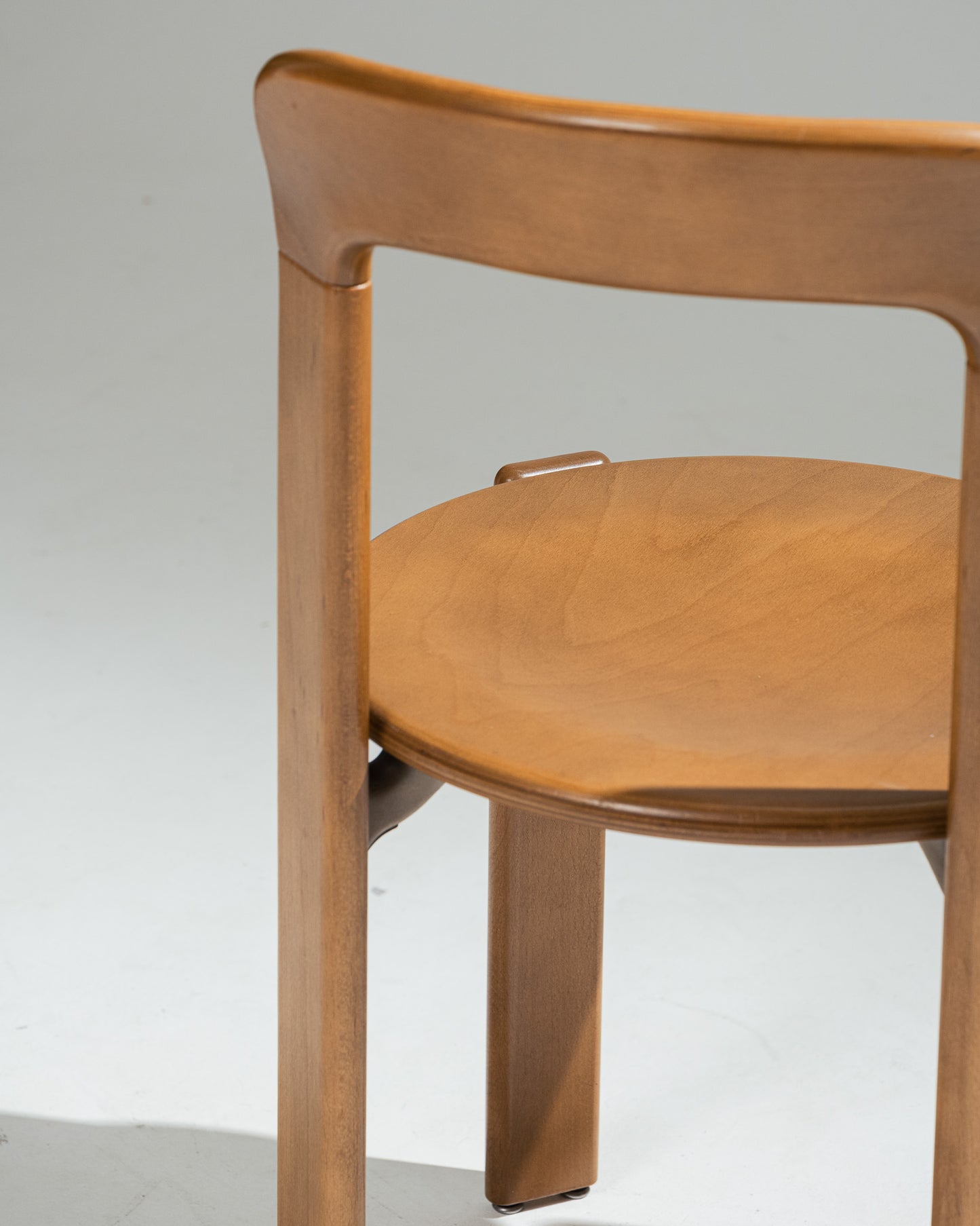 PAIR OF SOLID BEECH CHAIRS, BRUNO REY, DIETIKER, 1980s