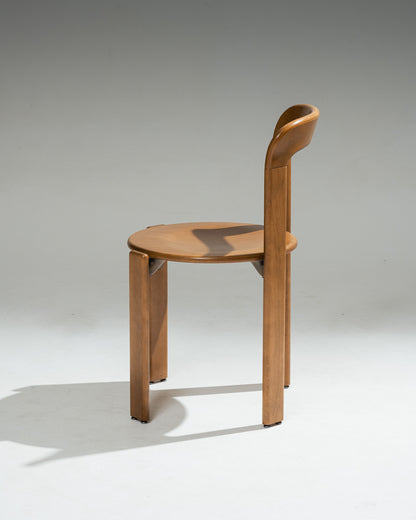 SOLID BEECH CHAIR, BRUNO REY, DIETIKER, 1980s