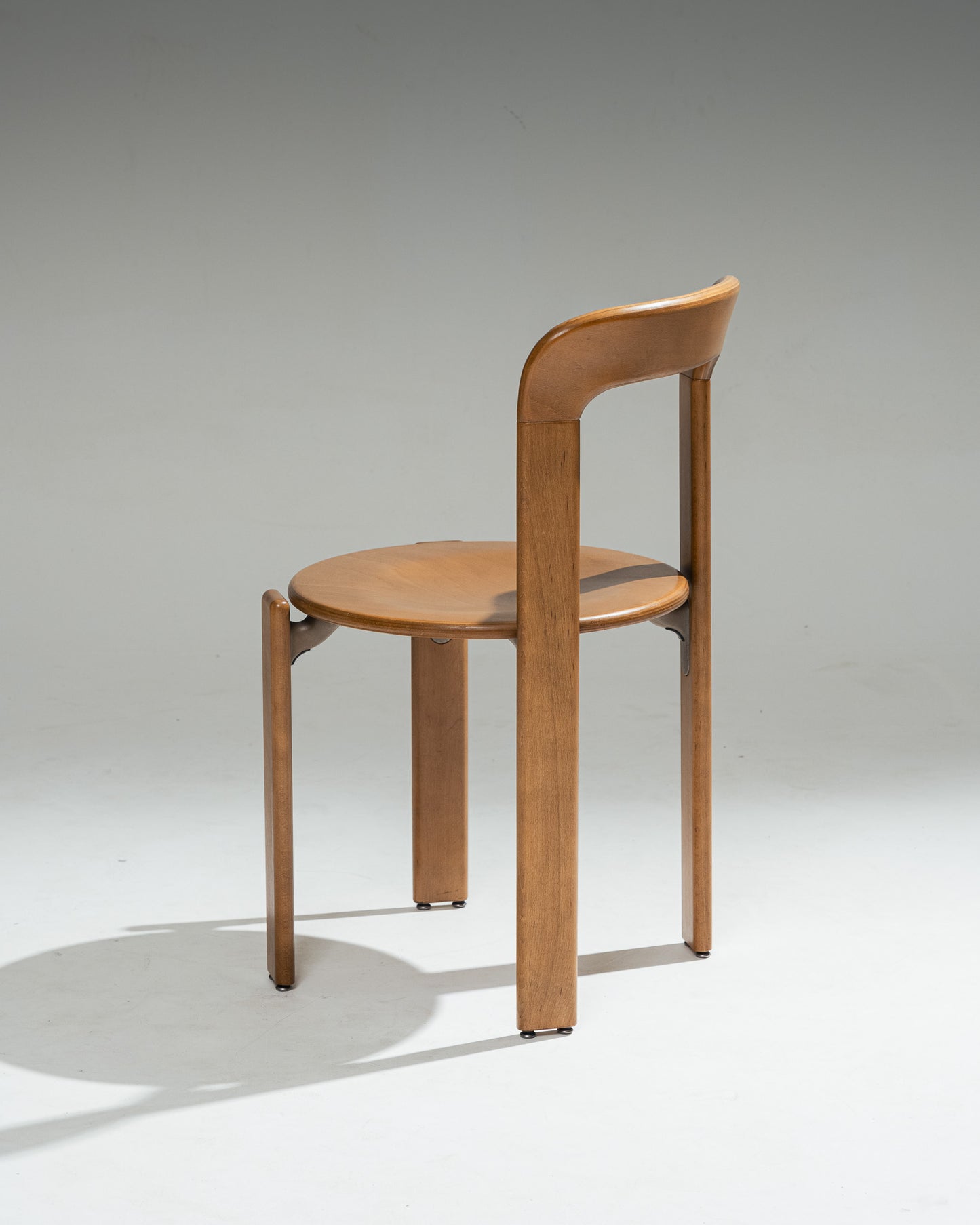 SET OF 8 SOLID BEECH CHAIRS, BRUNO REY, DIETIKER, 1980s