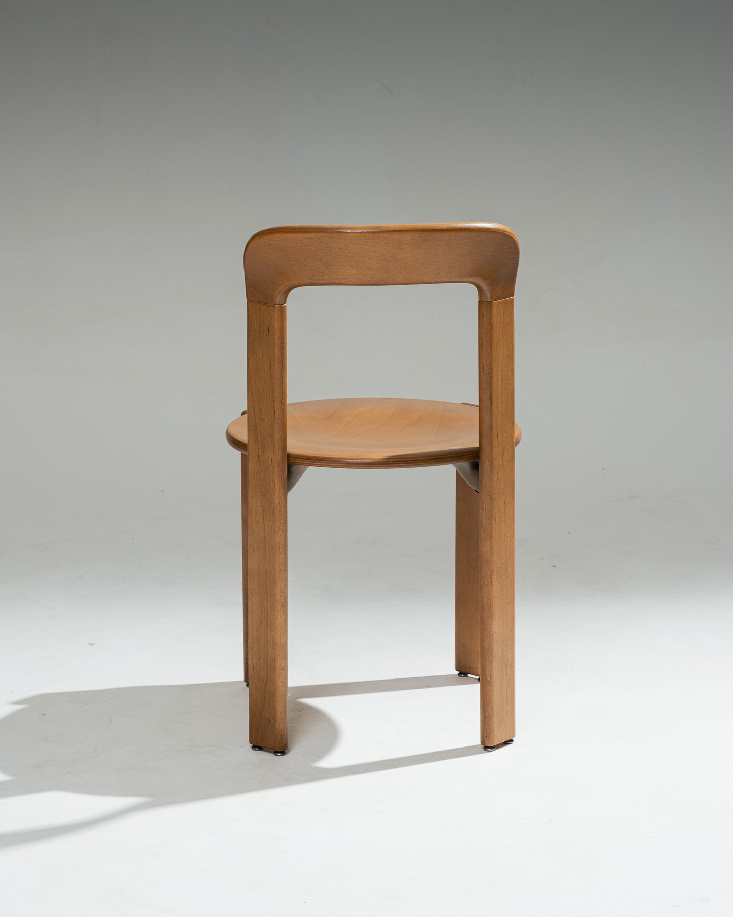 SET OF 6 SOLID BEECH CHAIRS, BRUNO REY, DIETIKER, 1980s