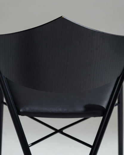SET OF 4 POSTMODERN 'D-TEC' CHAIRS, VICTORY, 1980s