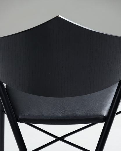 SET OF 4 POSTMODERN 'D-TEC' CHAIRS, VICTORY, 1980s