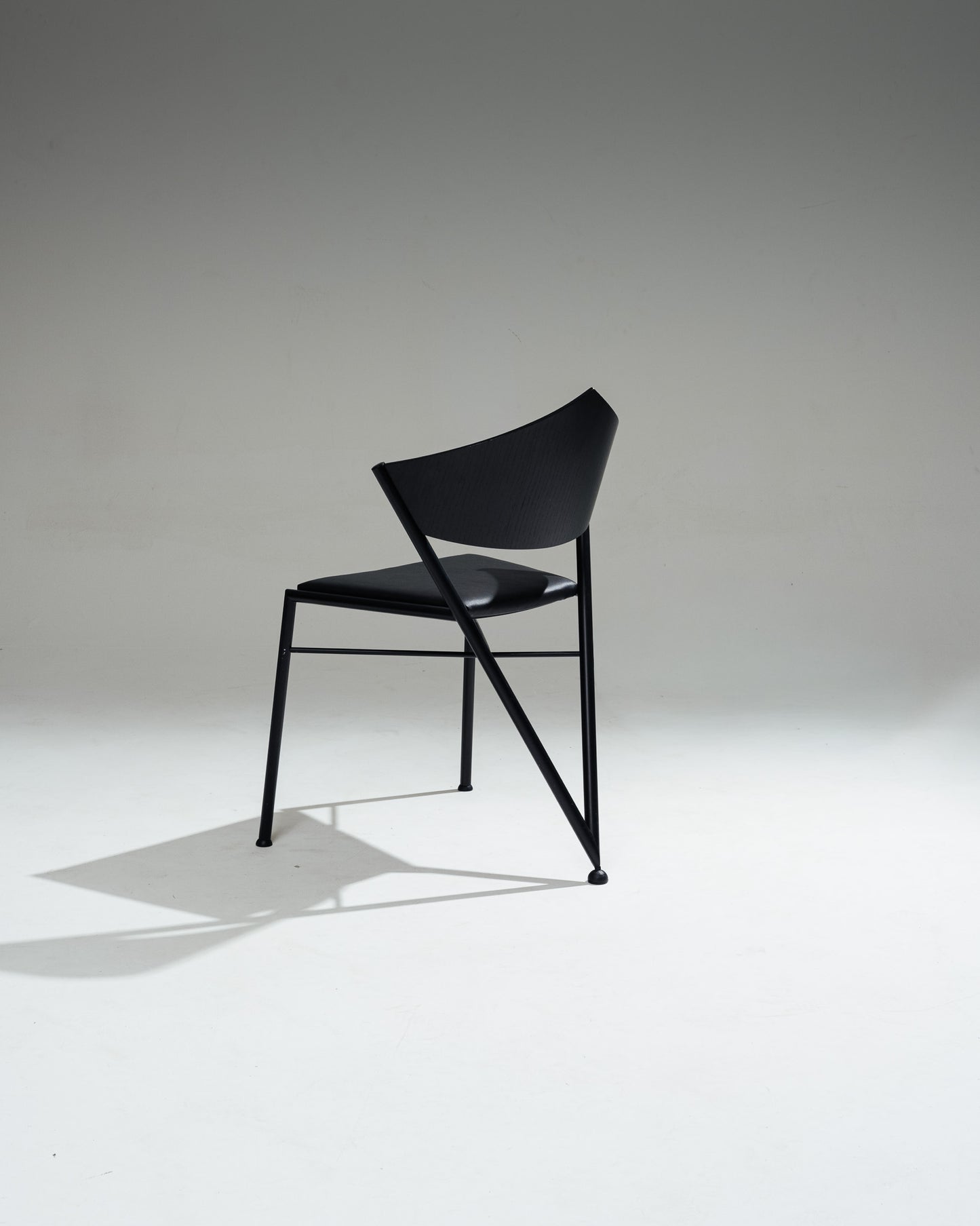 SET OF 4 POSTMODERN 'D-TEC' CHAIRS, VICTORY, 1980s