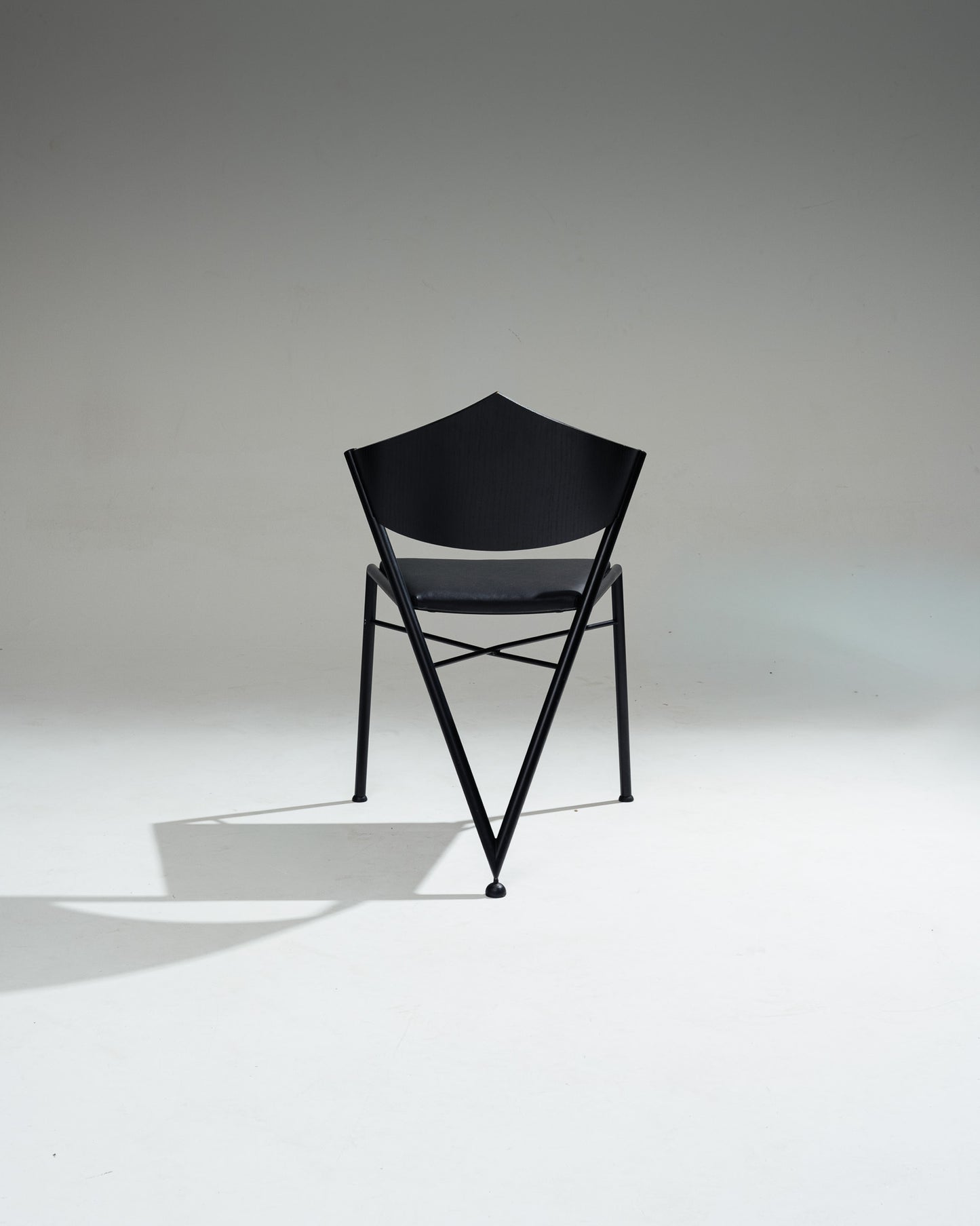 SET OF 4 POSTMODERN 'D-TEC' CHAIRS, VICTORY, 1980s