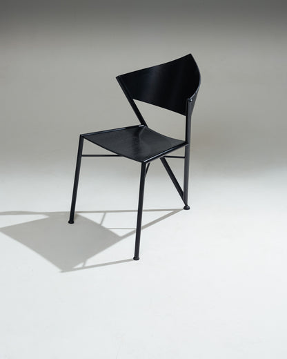 'D-TEC' POSTMODERN METAL CHAIR, VICTORY, 1980s