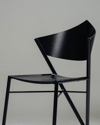 'D-TEC' POSTMODERN METAL CHAIR, VICTORY, 1980s