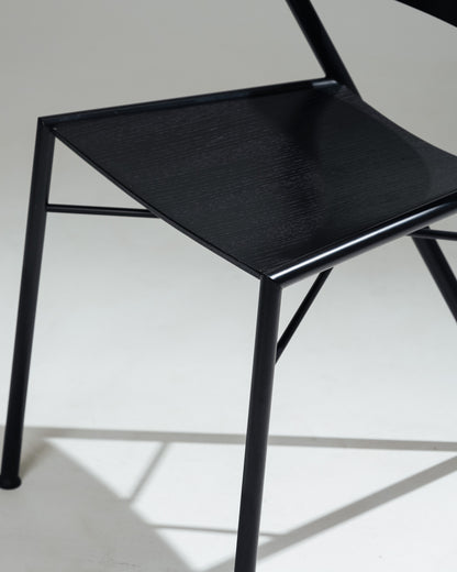 'D-TEC' POSTMODERN METAL CHAIR, VICTORY, 1980s
