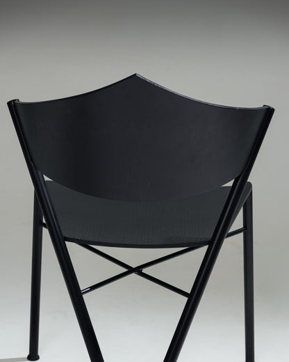 'D-TEC' POSTMODERN METAL CHAIR, VICTORY, 1980s