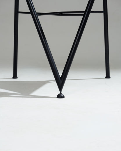 'D-TEC' POSTMODERN METAL CHAIR, VICTORY, 1980s
