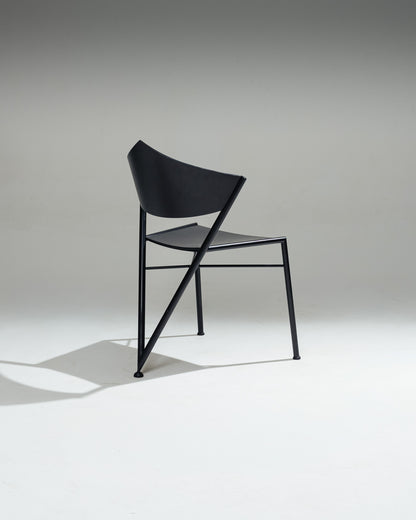 'D-TEC' POSTMODERN METAL CHAIR, VICTORY, 1980s