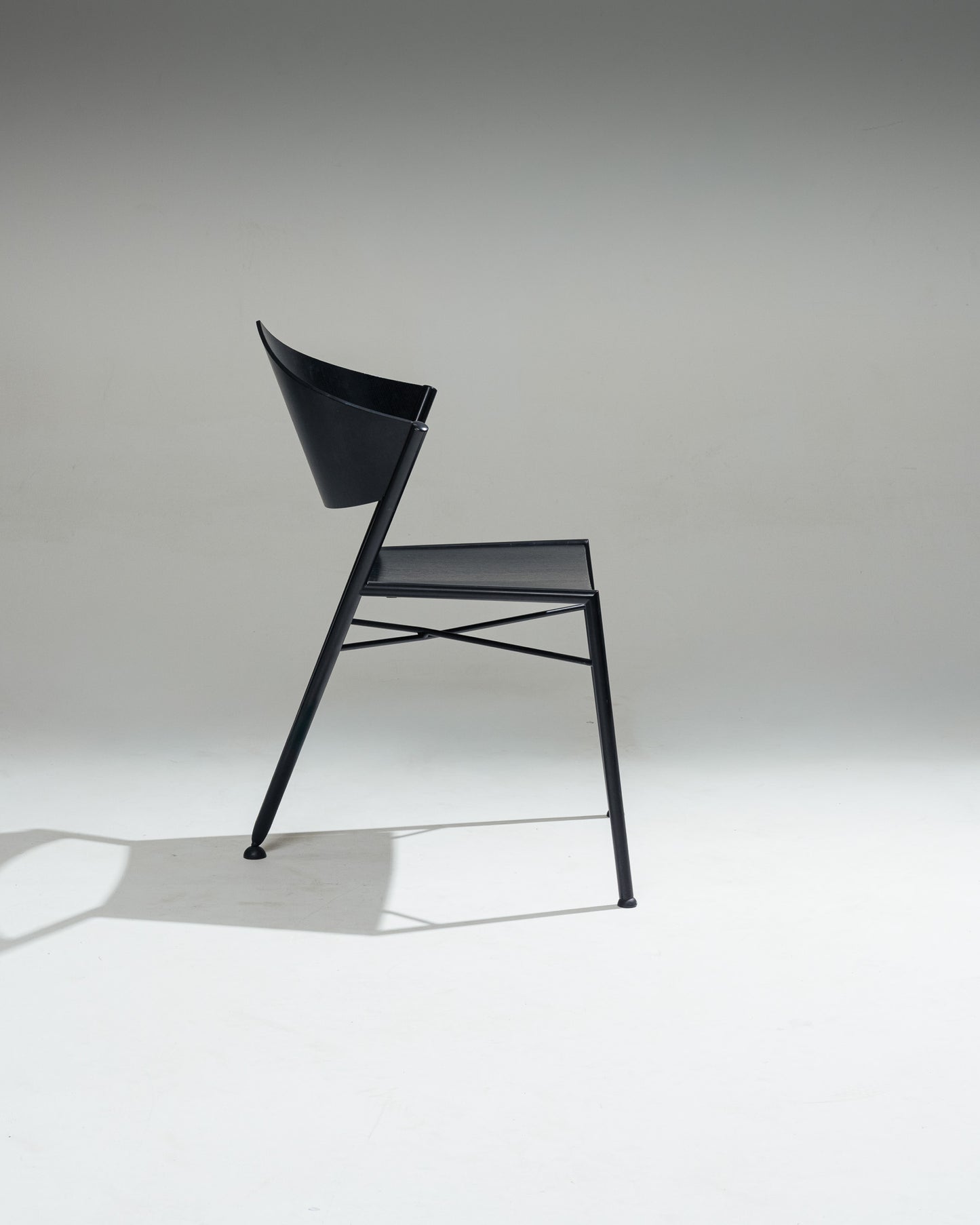 'D-TEC' POSTMODERN METAL CHAIR, VICTORY, 1980s