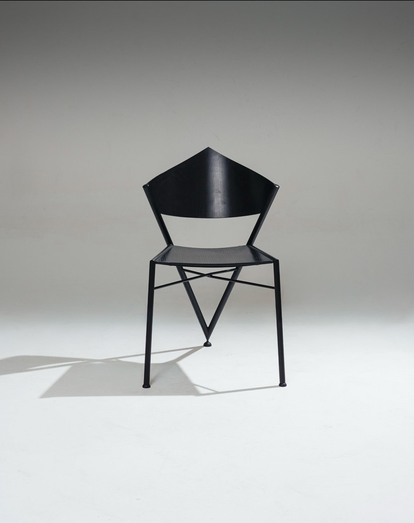 'D-TEC' POSTMODERN METAL CHAIR, VICTORY, 1980s