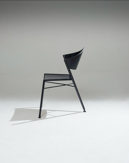 'D-TEC' POSTMODERN METAL CHAIR, VICTORY, 1980s