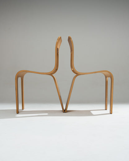 PAIR OF 'ESSE' CHAIRS, GIGI SABADIN, STILWOOD, 1970s