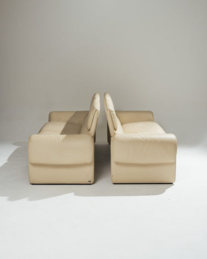 'DS 2011' LEATHER SOFA, DE SEDE, 1980s
