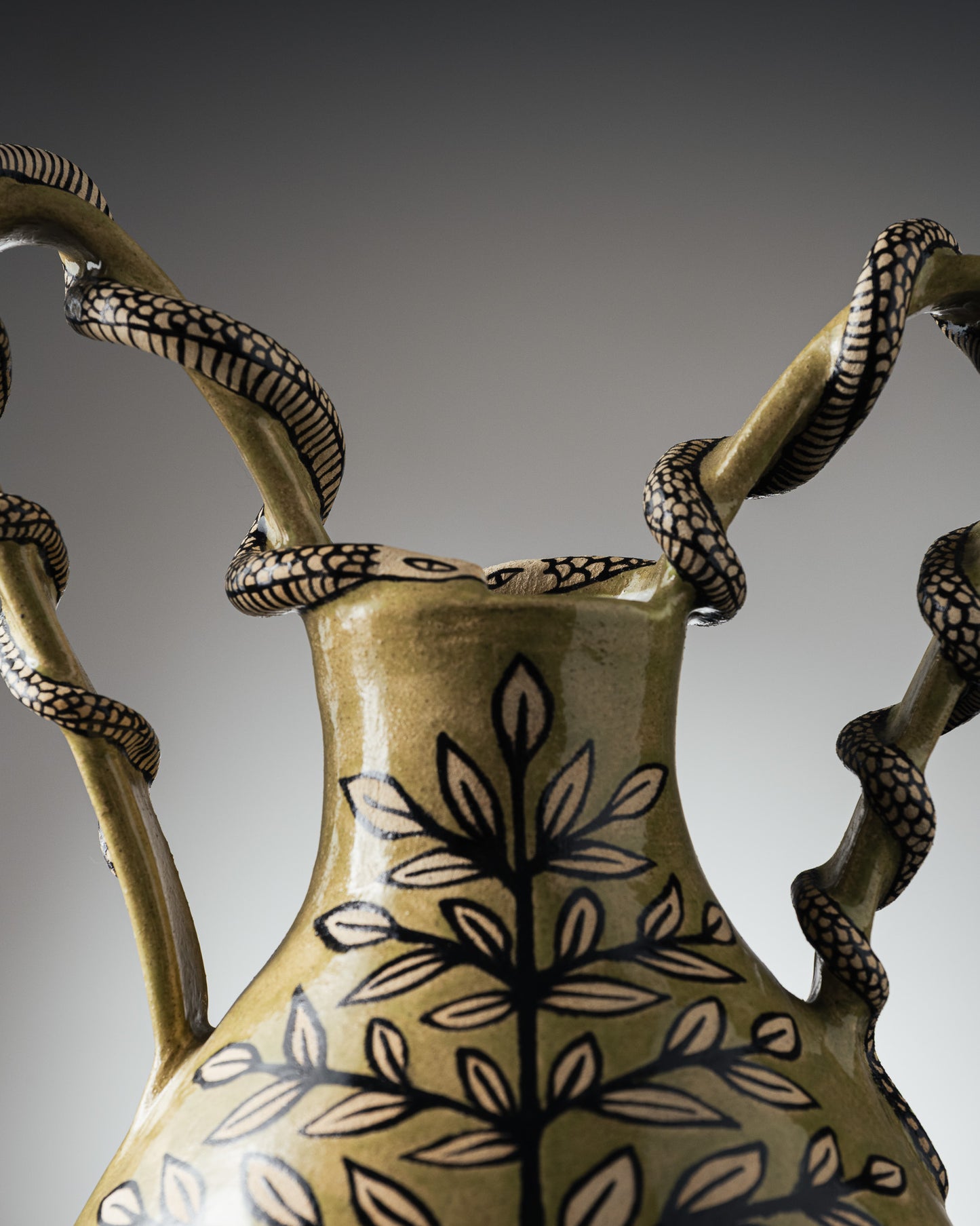 'JARDIN SECRET' GREEN VASE