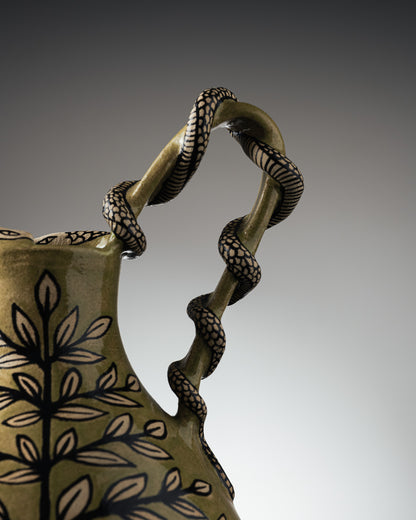 'JARDIN SECRET' GREEN VASE