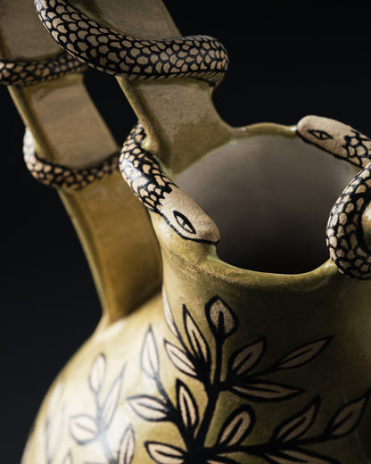 'JARDIN SECRET' GREEN VASE